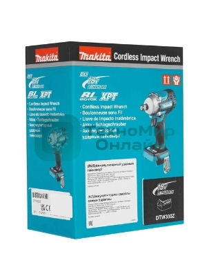 Аккумуляторный ударный гайковерт Makita DTW300Z