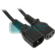 Шнур сетевой Rexant IEC 320 C13 – IEC 320 C14 3x1,0мм², 1,8 м