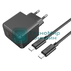 Сетевое зарядное устройство HOCO (6942007603843) CS13Aaa 1Type-C PD 20W, черный