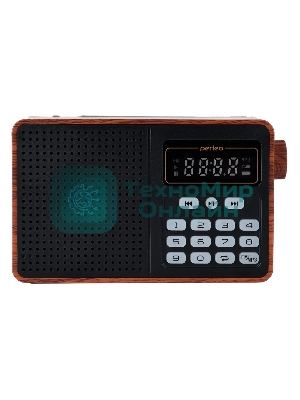 Радиоприемник PERFEO (PF_D0573) ALPINIST, коричневый