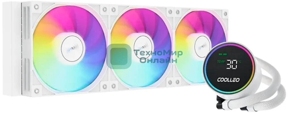 Система жидкостного охлаждения Coolleo ICE Fairy DIG 360 WH (DIG-360-WH)