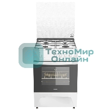 Плита газовая Darina 1D GM141 007 W белый, конфорок 4 шт, духовка 50 л, 60 см x 85 см x 60 см