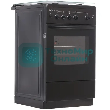 Плита газовая Лысьва ГП 400 М2С -2у черный, конфорок 4 шт, духовка 57 л, 50 см x 84 см x 60 см