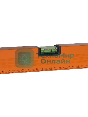 Уровень алюминиевый 1200мм фрезерованный 3 глазка Вихрь