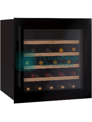 Винный шкаф LEX LWD6036BL 1-нокамерн. черный стекло (CHAT500006)