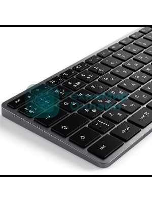 Клавиатура Satechi Slim X3 беспроводная, Bluetooth, серый