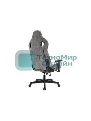 Кресло Zombie Ghost Fabric серый, ткань, 120 кг, механизм качания