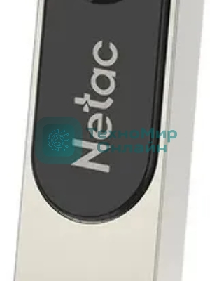 Флешка USB Netac U278 (NT03U278N-128G-32PN), 128Gb, USB 3.0, R/W 110/45, серебристый/черный