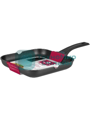 Сковорода-гриль Rondell Weiser RDA-1554, 28 см, без крышки, черный