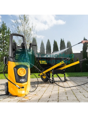 Моечная машина высокого давления Denzel R-170D, 2000 Вт, 170 бар, 360 л/ч, с барабаном