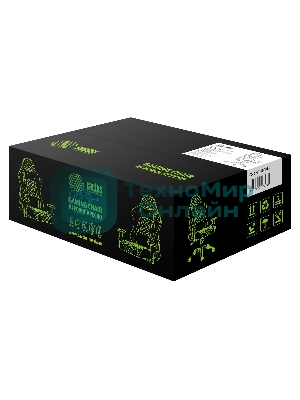 Кресло Cactus CS-CHR-030BLS черный, экокожа, подголовник