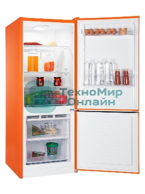 Холодильник Nordfrost NRB 121 OR оранжевый двухкамерный 170/70л морозилка снизу, капельная система