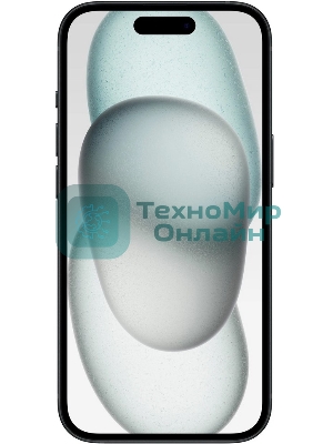 Смартфон Apple iPhone 15, 6/128Gb, черный