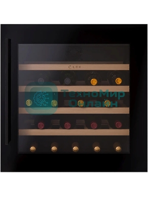 Винный шкаф LEX LWD6036BL 1-нокамерн. черный стекло (CHAT500006)