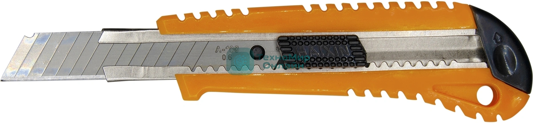 Нож канцелярский Silwerhof Daily шир.лез.18мм фиксатор усиленный пластик ассорти блистер