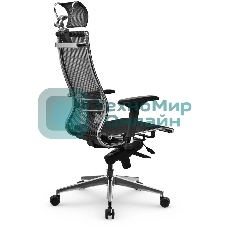 Кресло Метта Samurai S-3.051 MPES эко.кожа/сетка с подголов. крестов. металл хром