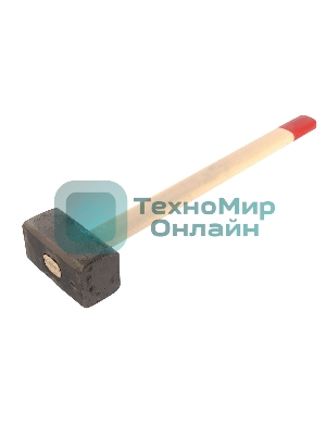 Кувалда Сибртех 8000 г, кованая головка, деревянная рукоятка 750 мм