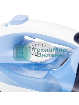 Утюг BBK ISE-2411 голубой, 2400 Вт, 40 г/мин, 140 г/мин, 300 мл