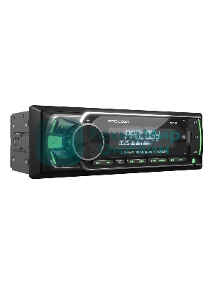 Автомагнитола Prology MG-110, 1 DIN, Bluetooth, USB Type-A, AUX, пульт ДУ