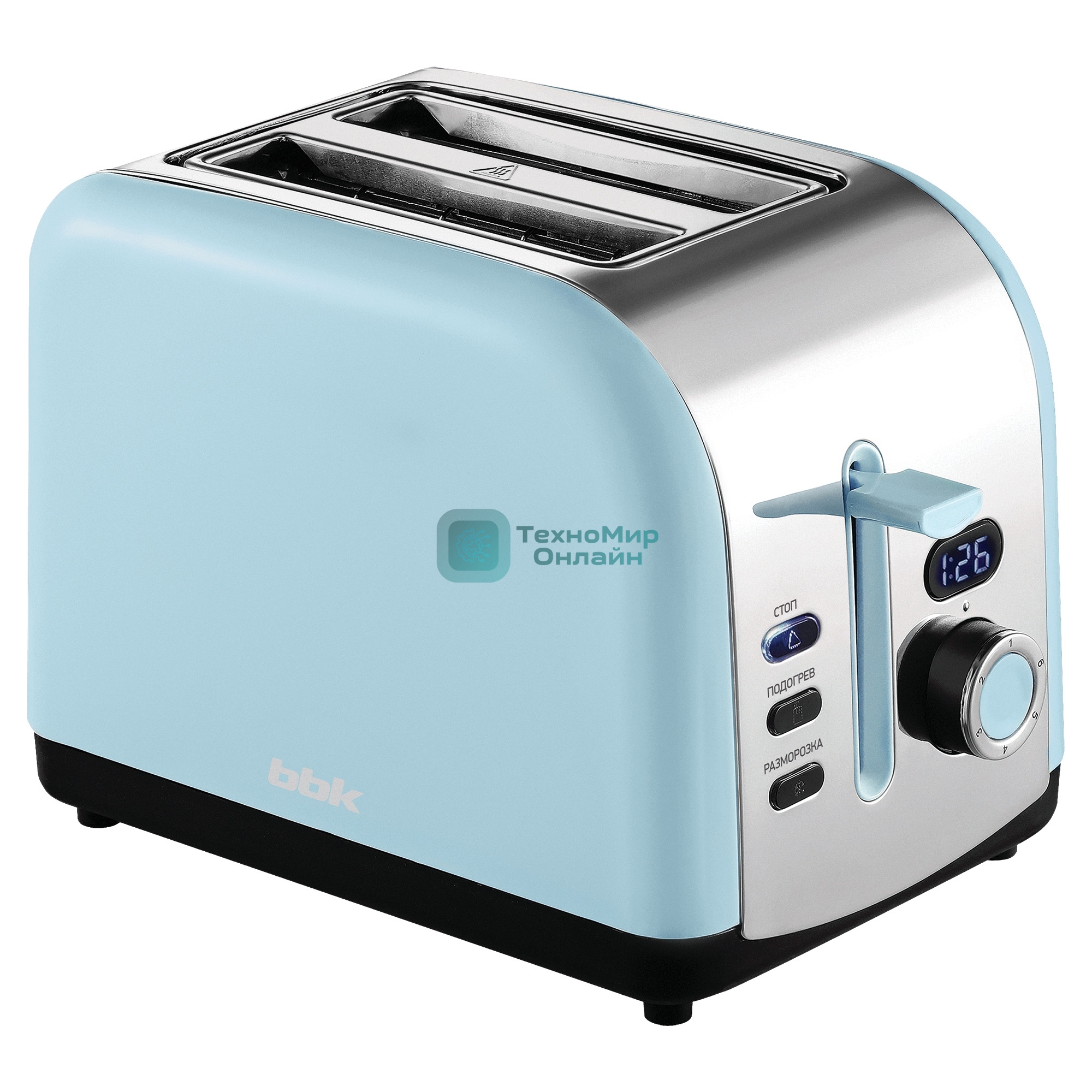 Тостер BBK TR75 светло голубой