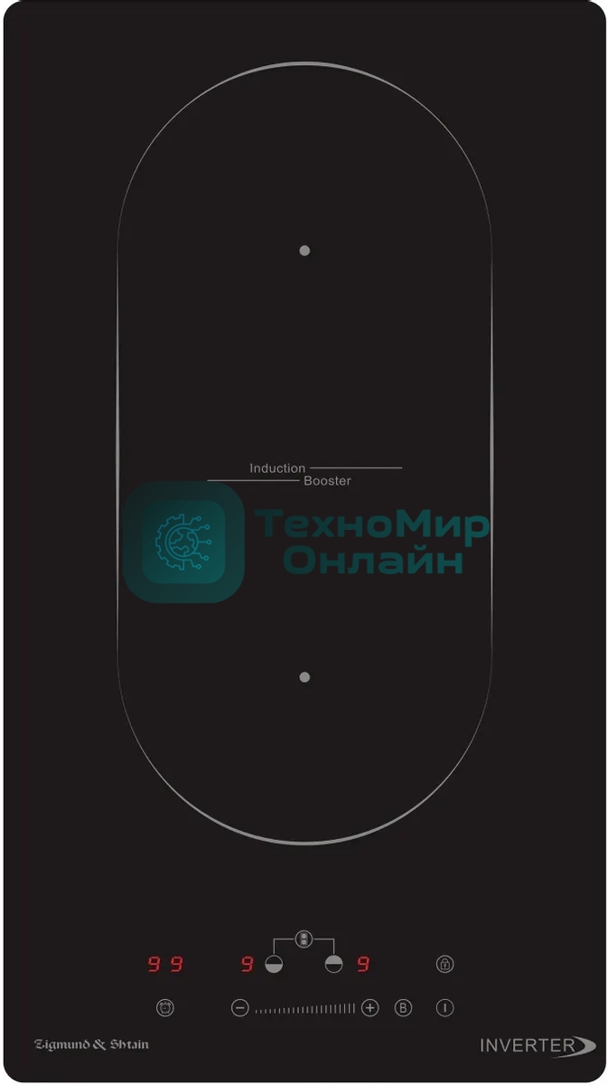 Индукционная варочная панель Zigmund & Shtain CI 29.3 B независимая, черный