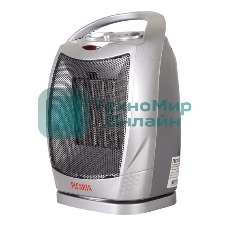 Тепловентилятор Ресанта ТВК-2, серебристый, 900/1800 Вт, 18 м2, термостат, поворот корпуса 67/2/4