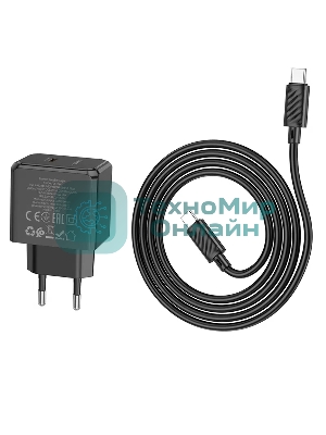 Сетевое зарядное устройство HOCO (6942007603843) CS13Aaa 1Type-C PD 20W, черный