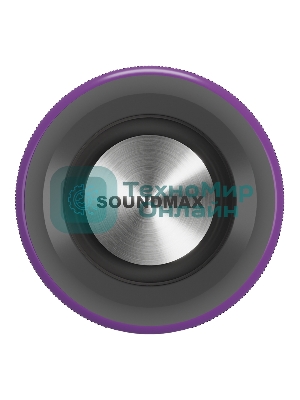Портативная колонка Soundmax SM-PS5024B(фиолетовый)
