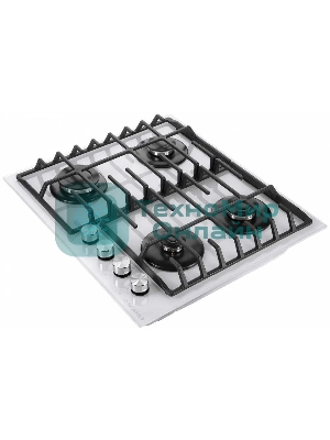 Газовая варочная панель Maunfeld EGHG.64.6CW/G, 4 конфорки, закаленное стекло, белый