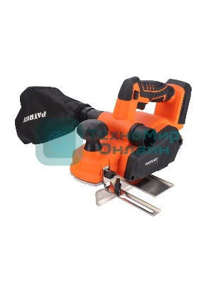 Рубанок аккумуляторный Patriot PL 820UES, 12000 об/мин, ширина строгания 82мм, глубина 3мм