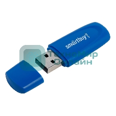 Флешка USB Smartbuy Scout Blue (SB016Gb2SCB), 16Gb, USB 2.0, R/W 15/12, синий