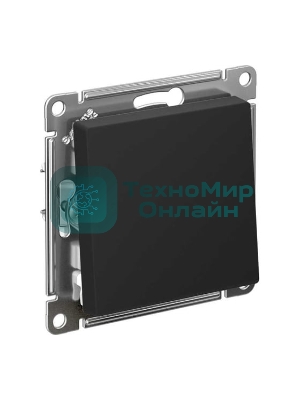 Механизм выключателя 1-кл. AtlasDesign (сх.1) 10АХ карбон