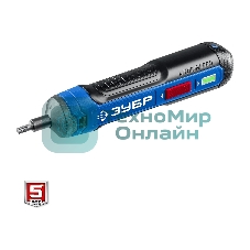 Отвертка аккумуляторная 4 Vmax, в кейсе с набором 33 бит ЗУБР Профессионал PSD-4S