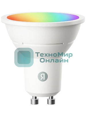 Умная лампочка Яндекс, GU10, RGb, 520 Лм, Matter over Wi-Fi