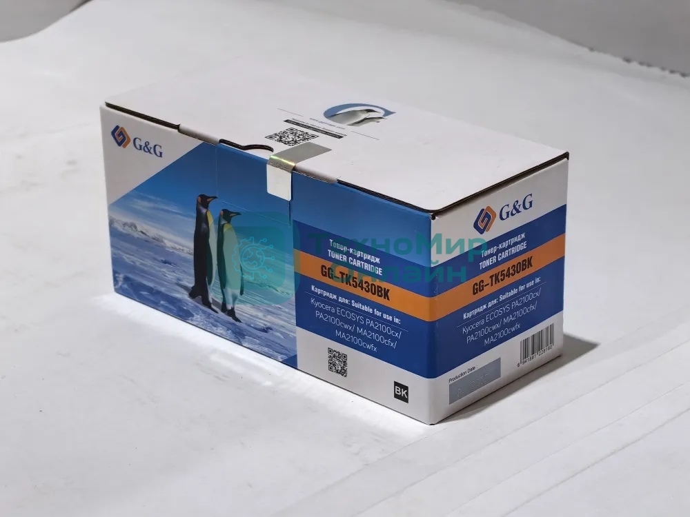 Картридж лазерный G&G GG-TK5430BK TK-5430K черный (1250 стр.) для Kyocera Ecosys PA2100cx/PA2100cwx/MA2100cfx/MA2100cwfx