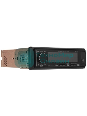Автомагнитола Prology PRM-100, 1 DIN, Bluetooth, USB Type-A, AUX, пульт ДУ