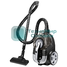 Пылесос Aresa AR-2406 черный/серебристый, 400/2000 Вт, уборка сухая, пылесборник контейнер 2,5 л