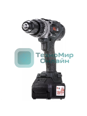 Дрель-шуруповерт Klpro KLDM18BHX-50, 18 В, 5 Ач, 150 Нм,  бесщеточный, ударный