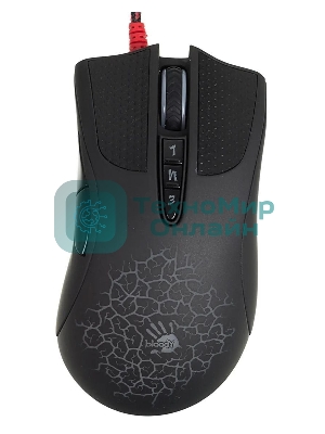 Мышь проводная A4Tech Bloody AL90 Blazing черный, 12000 dpi, USB, кнопки - 8