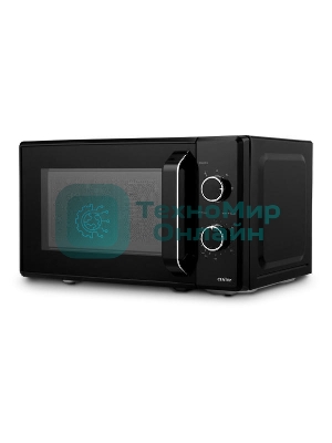Микроволновая печь Centek CT-1550 черный, 20 л, 700 Вт, переключатели - поворотный механизм
