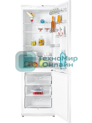 Холодильник Atlant ХМ-6024-031 белый двухкамерный 246/101л морозилка снизу