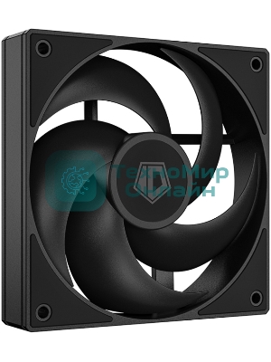Вентилятор для корпуса ID-Cooling AS-120-K черный, 120 мм, 2000 об/мин, 27.2 дБ, 4 pin