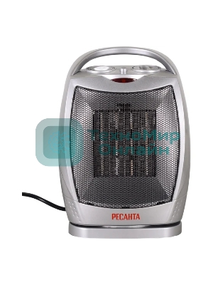 Тепловентилятор Ресанта ТВК-2, серебристый, 900/1800 Вт, 18 м2, термостат, поворот корпуса 67/2/4