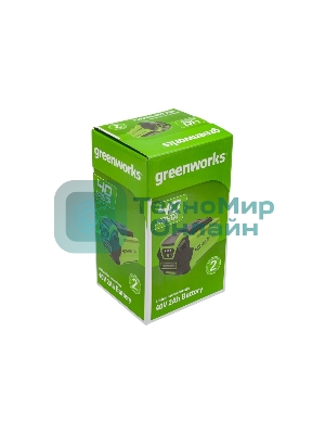Аккумулятор с USB разъемом GreenWorks G40USB2 для техники 40V, 2 А.ч