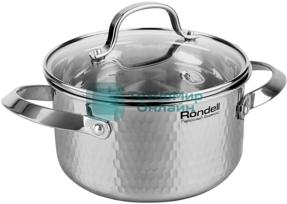 Кастрюля Rondell RainDrops RDS-1295 с/кр 24 см 5,6 л