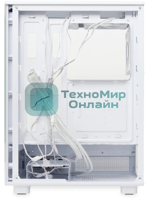Компьютерный корпус HSPD F510, Panoramic Mid Tower, белый, TG, 0.5 SPCC, 3x120мм ARGB ATX, mATX, mITX 180/280/160мм 1x2.5