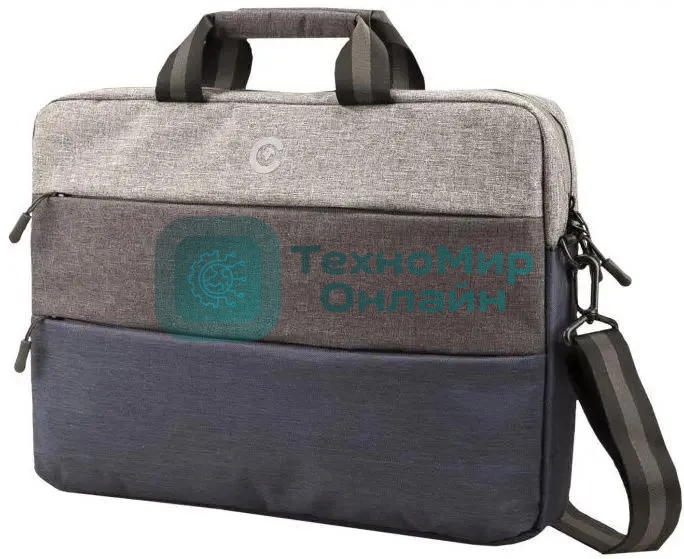 Сумка для ноутбука Continent (15,6) CC-212 Blue, серый с голубым
