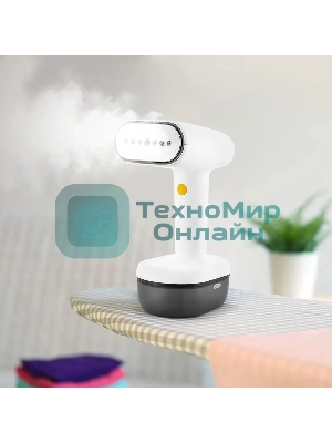 Отпариватель Kitfort КТ-9145 белый/черный, 1800 Вт, 20±5 г/мин, 260 мл