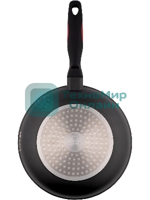 Сковорода Rondell Perfect RDA-1559, 24 см, без крышки, черный