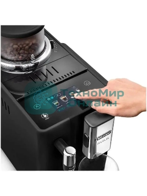 Кофемашина автоматическая Delonghi EXAM440.35.B черный, исп. кофе - молотый/зерновой 1,4 л, 1450 Вт, 19 Бар